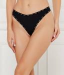 Трусы женские Guess Underwear стринги хлопковые 3 шт, черный - фото