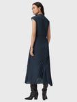Платье Rayanna миди AllSaints, Collegiate Blue - фото 2