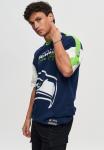 Рубашка Recovered NFL Seahawks Seattle Cut and Sew Oversized, синий - фото 3