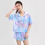 LINING Купальник женский розовый с цветочным принтом - фото 5