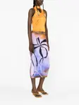 Юбка миди с принтом Enigma Louisa Ballou, фиолетовый - фото 4