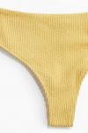 Бразильские плавки бикини H&M, желтый - фото 2