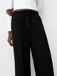 Широкие брюки Bershka, Black - фото 3