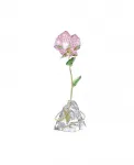 Фигурка розы Флорере Swarovski, pink - фото 2