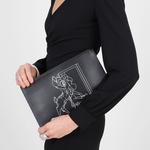 Givenchy Кожаный клатч унисекс черный - фото 5