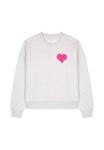 Толстовка watapparel HEART, Cool Heather Grey/Mottled Light Grey - фото 2