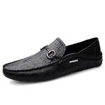 King Jinmai Туфли-бини унисекс, черные - фото