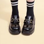 Лоферы женские черные Warrior - фото 7