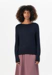 Джемпер TOM TAILOR CREW NECK WITH BUTTON DETAIL, Sky Captain Blue/Dark Blue - фото