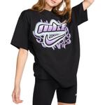 Одежда Футболка женская черная Nike - фото