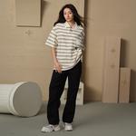 Унисекс поло Palladium, серо-белый - фото 9