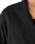 Льняной жакет Eileen Fisher, черный - фото 4