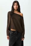 Джемпер Stradivarius Jumper, Dark Brown - фото