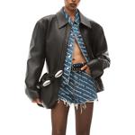 Шорты с логотипом Bite Alexander Wang, синие - фото 3