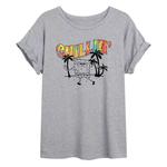 Детская футболка большого размера с рисунком Nickelodeon SpongeBob Chillin Licensed Character - фото