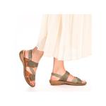 Сандалии с ремешками Rieker, Khaki - фото 2