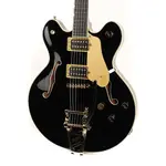 Гитара Gretsch Broadkaster LX с центральным блоком и тремоло Bigsby, черная - фото 5