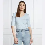 Облегающая блузка Essentials Tommy Hilfiger, синий - фото 2