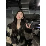 Пальто женское черное в клетку SUNSUNTOWN - фото 11