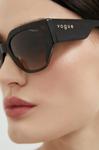 Солнцезащитные очки Vogue, коричневый - фото 9