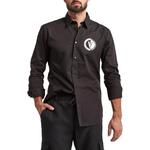 VERSACE JEANS COUTURE Рубашка FW23 мужская черная - фото 4