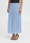 Юбка макси ICHI, синий - фото