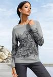 Джемпер MADELEINE MIT WERTVOLLEM DRUCK, Silver/Grey/Black/Grey - фото 6
