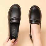 Лоферы женские черный Egchi - фото 6