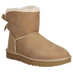 Ботинки женские UGG Mini Bailey Bow II, коричневый - фото 3