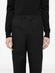 Брюки с эластичным поясом JIL SANDER, черный - фото 5
