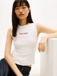 Tommy Jeans Топ 'ESS' в белом цвете - фото 5