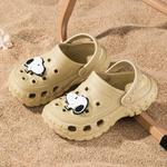 Детские шлепанцы для детей Snoopy, черный - фото 46