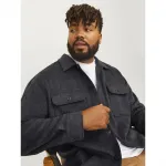Куртка-рубашка Jack & Jones Bradley Ollie Plus, черный - фото 5