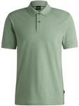 Рубашка поло BOSS, зеленый - фото