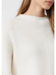 Вязаный свитер в цвете 0120_белый comma - фото 4