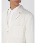Белый льняной блейзер, классический крой. Aspesi, белый - фото 4