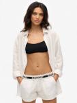 Шорты из чистого льна Superdry, White - фото 4