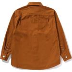 Рубашка Bape Bathing Ape Logo Canvas A BATHING APE, серый - фото 5