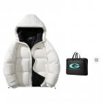 Пуховик Unisex GOLFCROSS, черно-розовый - фото 2