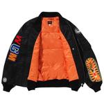 Куртка BAPE Shark MA-1 Bomber Jacket, Black - фото 3