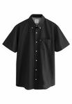 REGULAR FIT Button Down Oxford Short Sleeve Next, Рубашка черный - фото 4