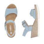 Сандалии с ремешками Rieker, синий - фото 9