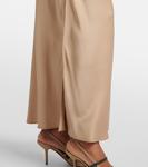 Атласное макси-платье Brunello Cucinelli, Coloniale - фото 6