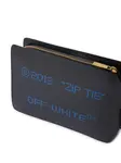 Клатч Zip Tie среднего размера OFF-WHITE, черный - фото 3