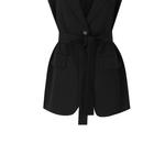 WEEKEND MaxMara Женский деловой костюм черный, Black - фото 9