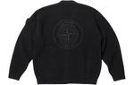 Куртка x stone island fw23 week10 boucle cardigan jacket 'black' Supreme, черный - фото 2