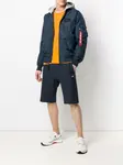 Куртка-бомбер с капюшоном Alpha Industries, синий - фото 2