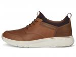 Кроссовки Clarks Motion Trek Ez, Dark Tan Leather - фото 4
