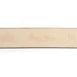 Синий кожаный ремень Anthoni Crown с контрастной строчкой, черный - фото 3