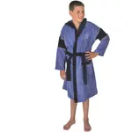 Детский халат для купания Motorrad jeans, 1 шт., с вышивкой, с карманами, машинная стирка, подходит для сушки в сушильной машине Wörner, синий - фото